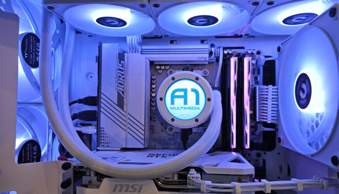 PC white setupComputer Custom Build Computer Custom Build